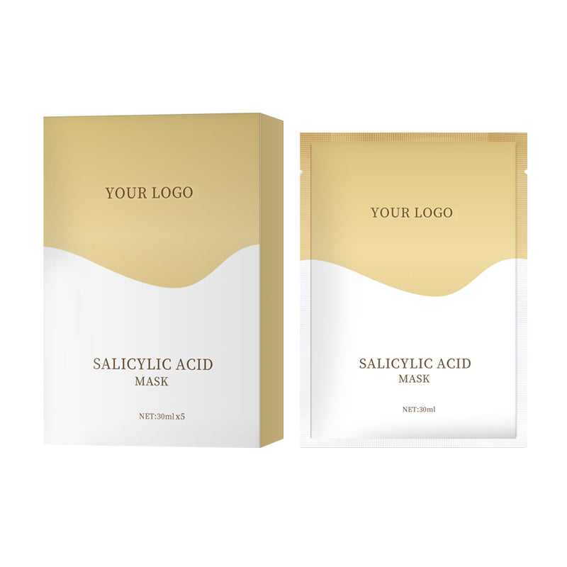 Fabricante cosmético de la fábrica del OEM de la máscara de limpieza del ácido salicílico