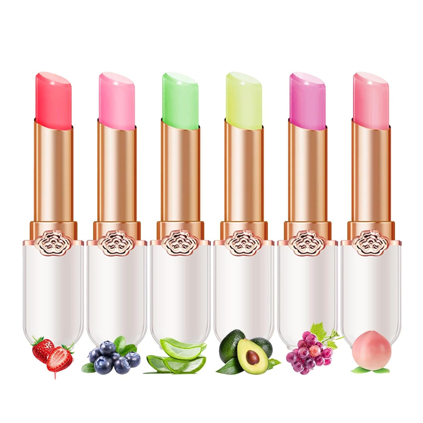 Bálsamo labial natural con sabor a fruta Fabricante OEM Cuidado de labios