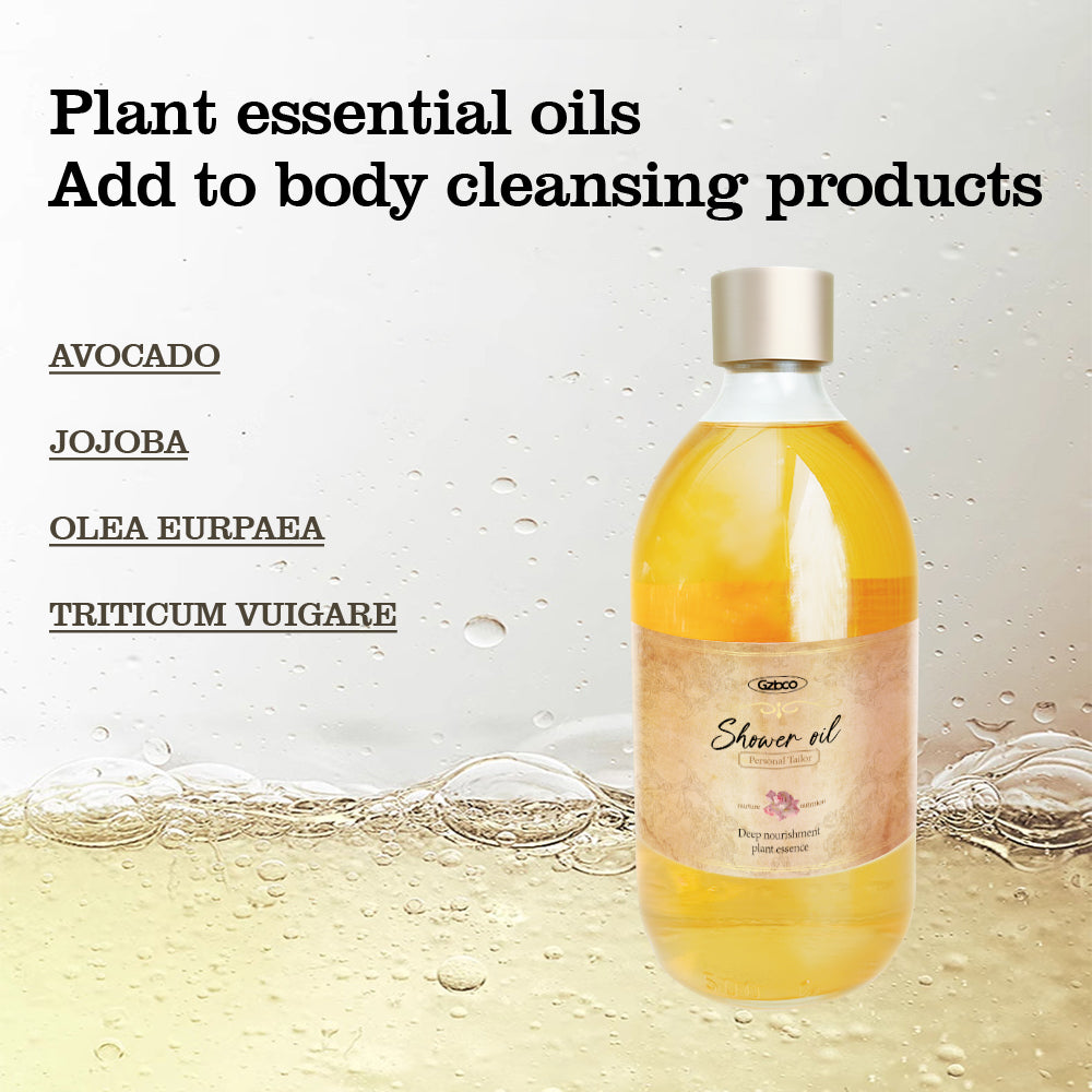 Aceite de Ducha OEM Limpieza Suave Aceites Botánicos Hidratación y Fragancia