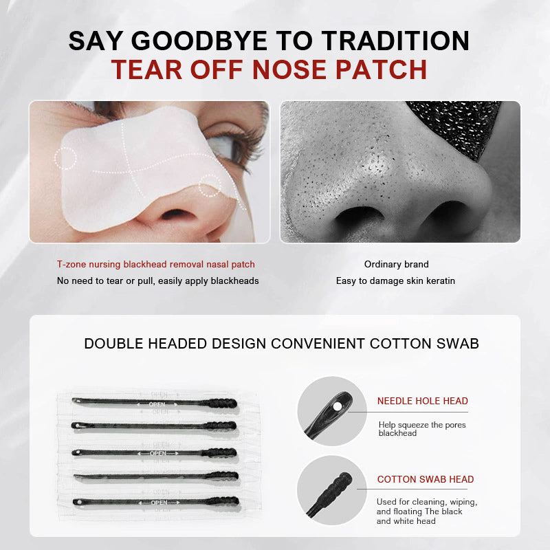Cuidado de la Zona T Parche para la Nariz para Eliminar Puntos Negros Fabricación OEM/ODM Disponible