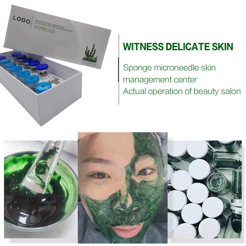 Materias primas de esponja natural con microagujas para rejuvenecimiento de la piel personalización OEM/ODM