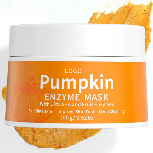Procesamiento personalizado de la marca de mascarilla limpiadora exfoliante con enzima de calabaza