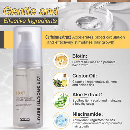 Sérum OEM para el Crecimiento del Cabello, Fórmula Nutritiva para el Cuero Cabelludo y Fortalecedora del Cabello
