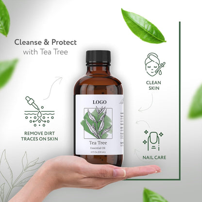 Producción y procesamiento de aceites esenciales de árbol de té y neroli Fábrica de productos cosméticos para el cuidado de la piel
